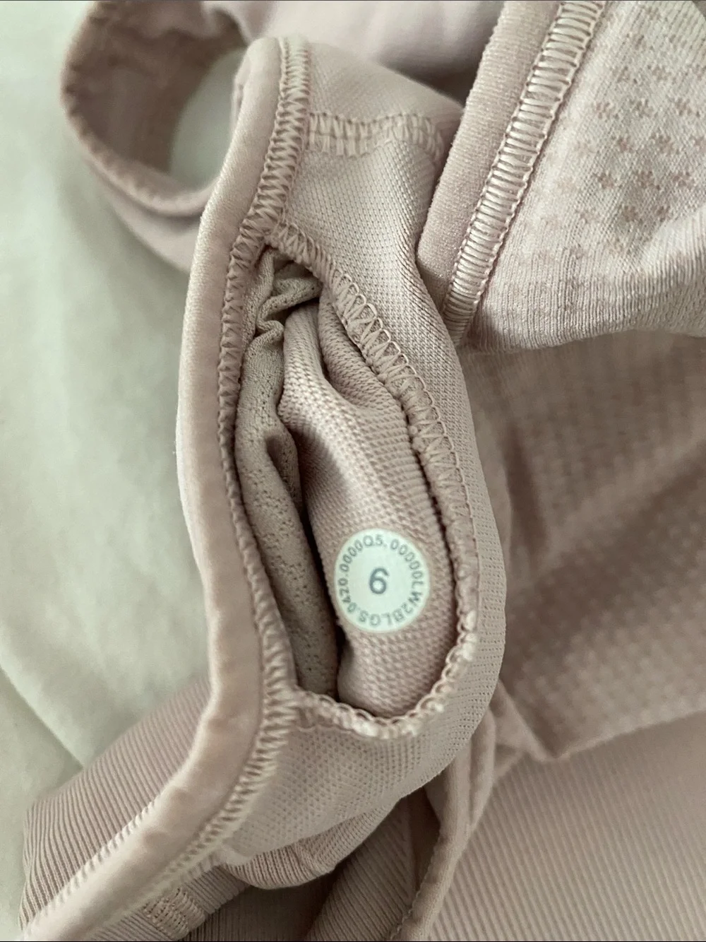 Lululemon Seamless High-Neck Sports Bralette - Dusty Mauve